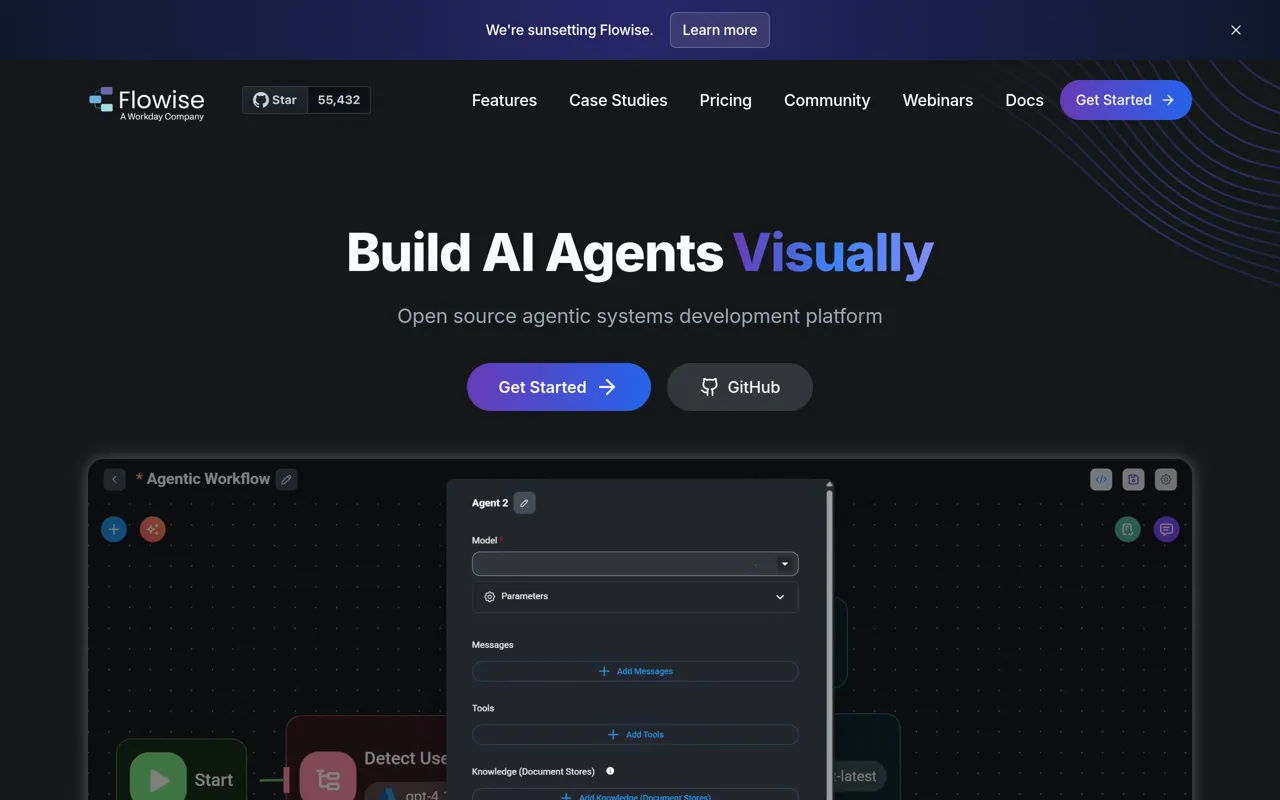 Screenshot of Flowise