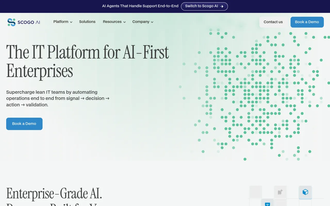 Screenshot of Scogo AI
