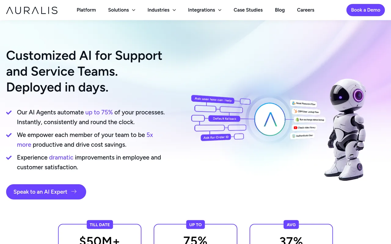 Screenshot of Auralis AI