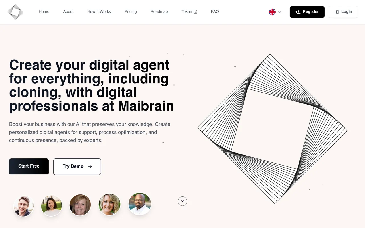 Screenshot of Maibrain