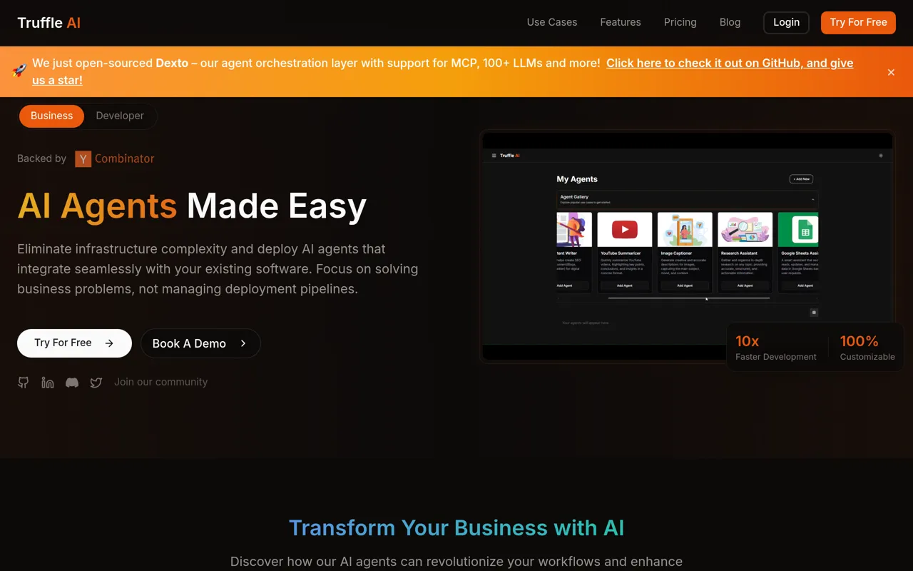 Screenshot of Truffle AI