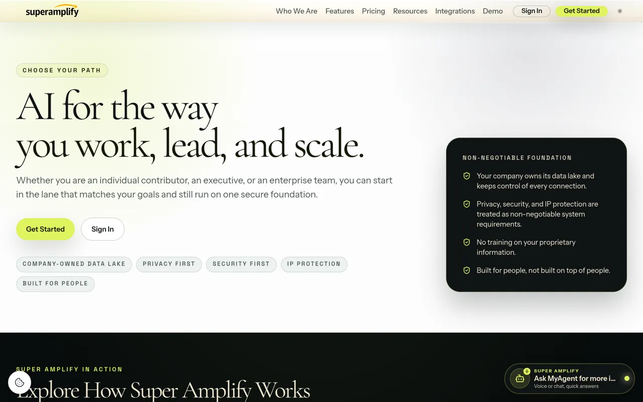 Screenshot of Super Amplify