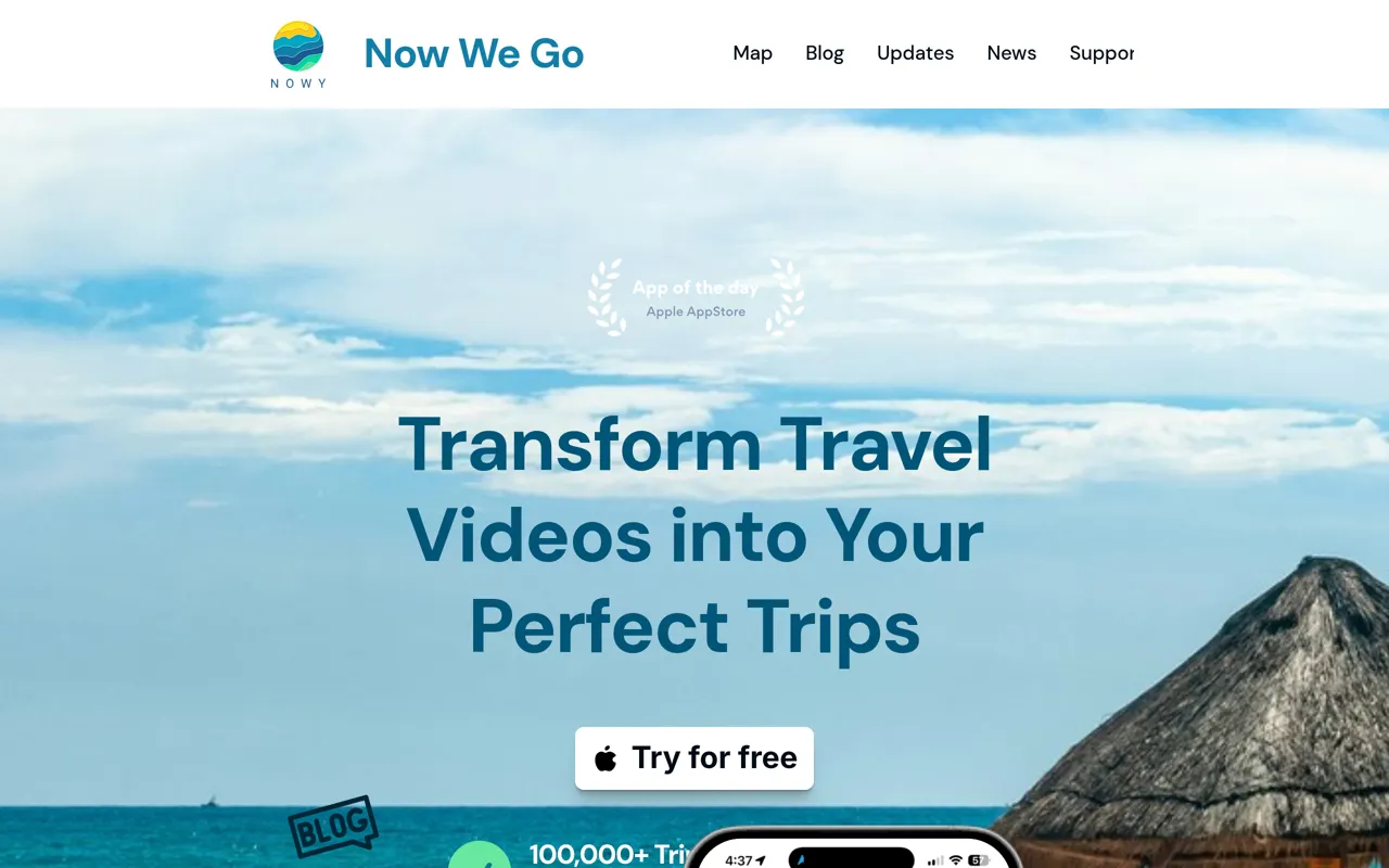Screenshot of Nowy