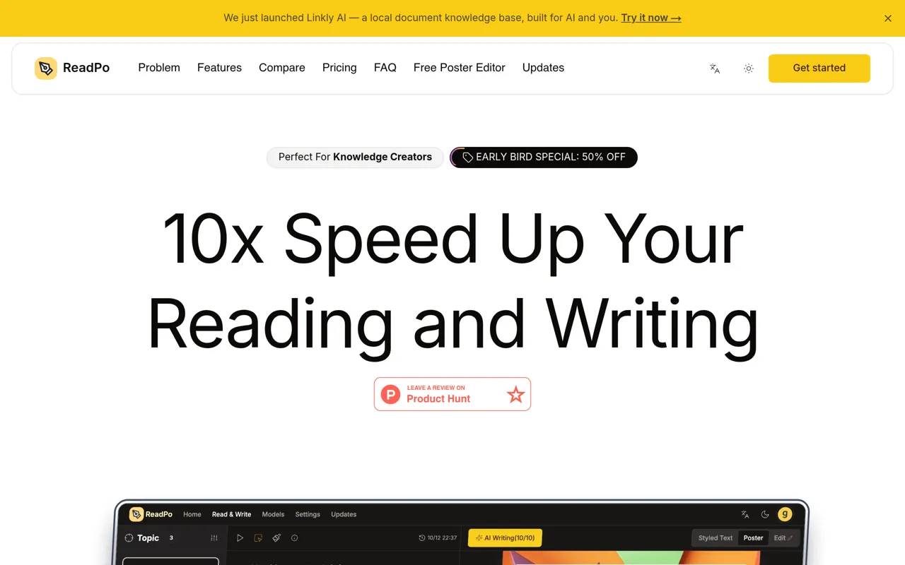Screenshot of ReadPo