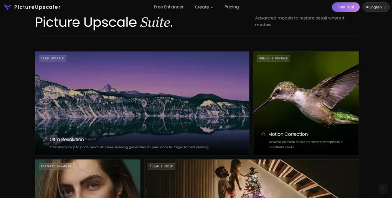 Screenshot of AI Photo Upscaler