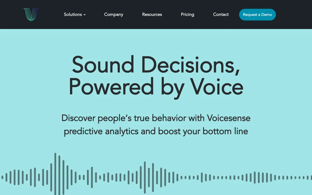 Screenshot of Voicesense