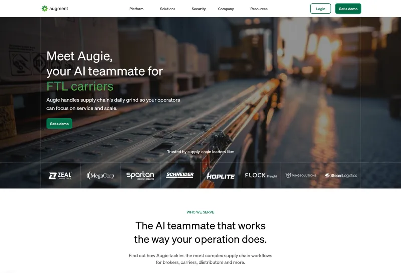 Screenshot of Augie by Augment
