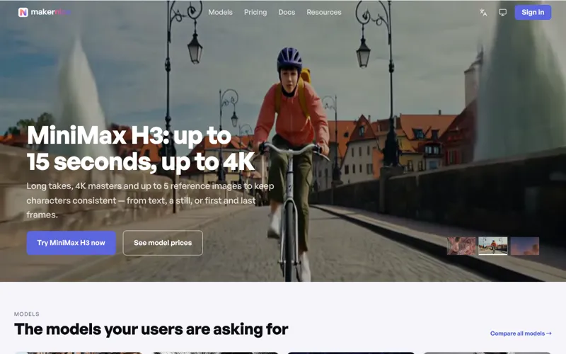 Screenshot of MakerNice