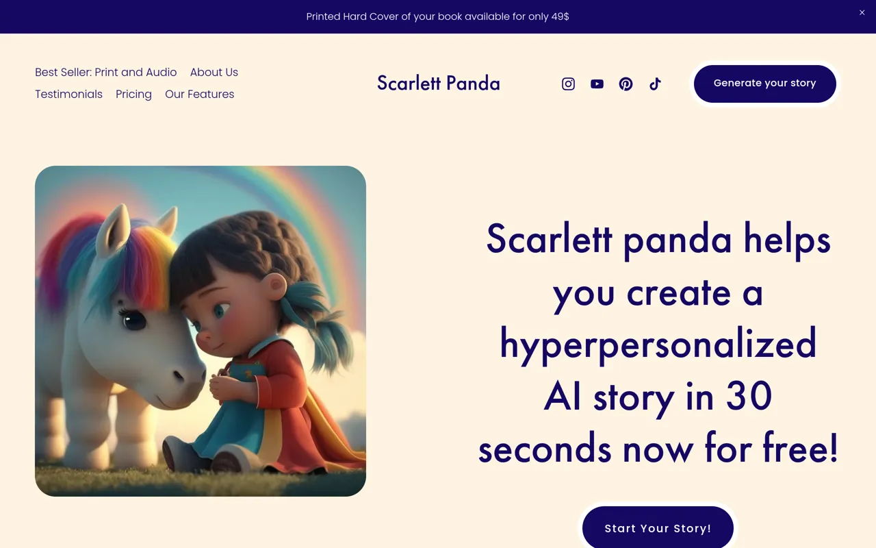 Screenshot of Scarlett Panda