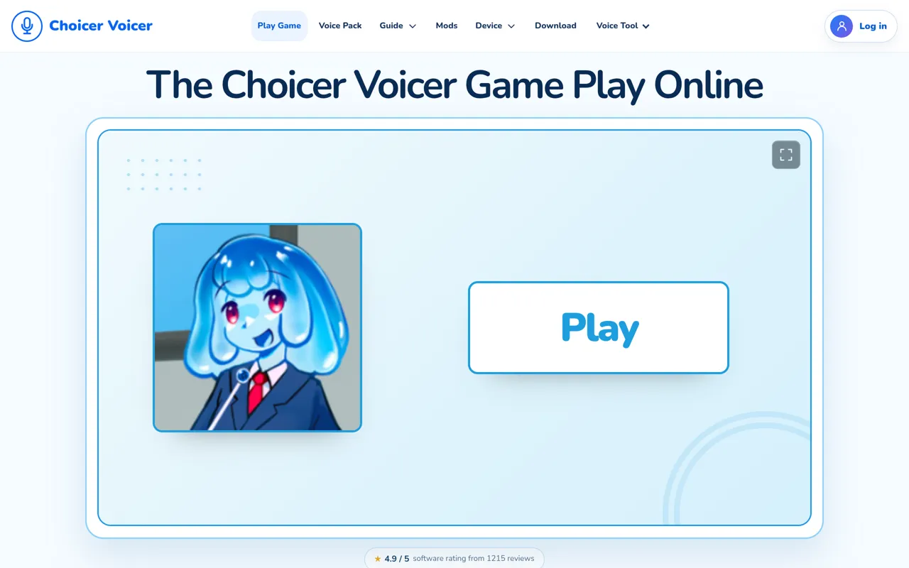 Screenshot of Choicer Voicer