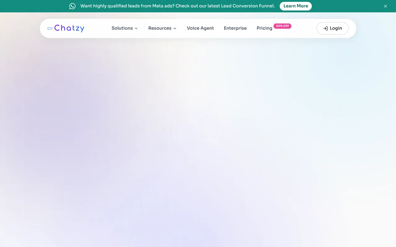 Screenshot of Chatzy AI