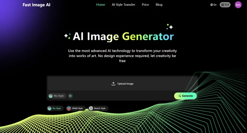 Screenshot of Fast Image AI