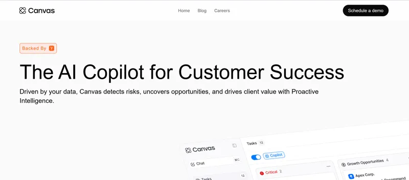 Screenshot of Canvas
