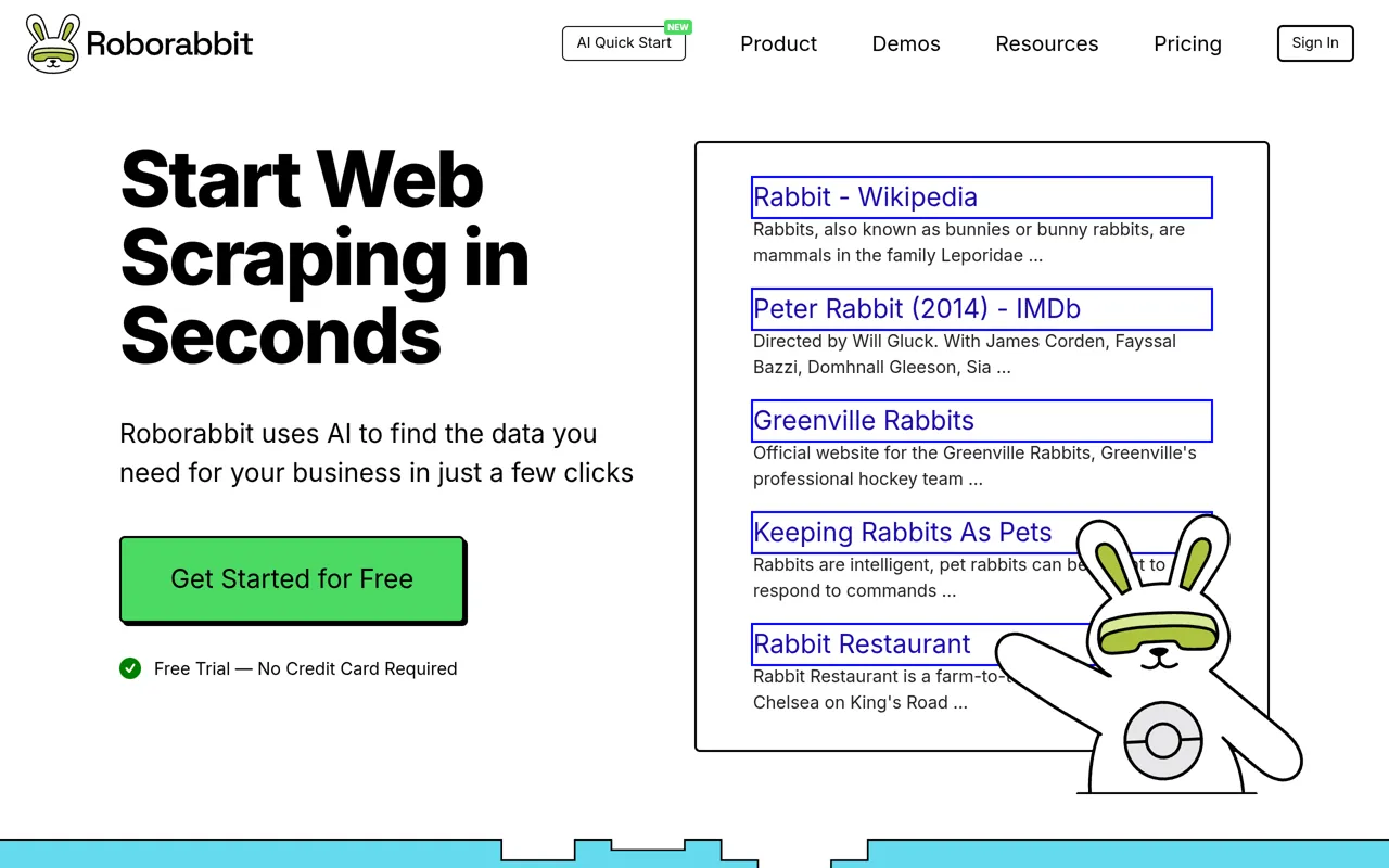 Screenshot of Roborabbit