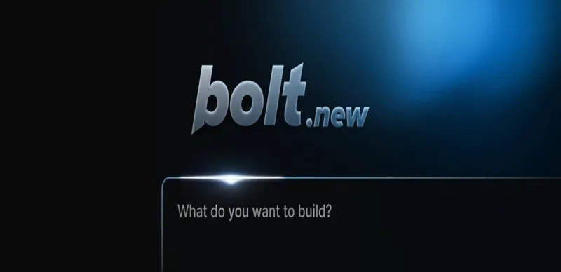 Screenshot of  Bolt.new