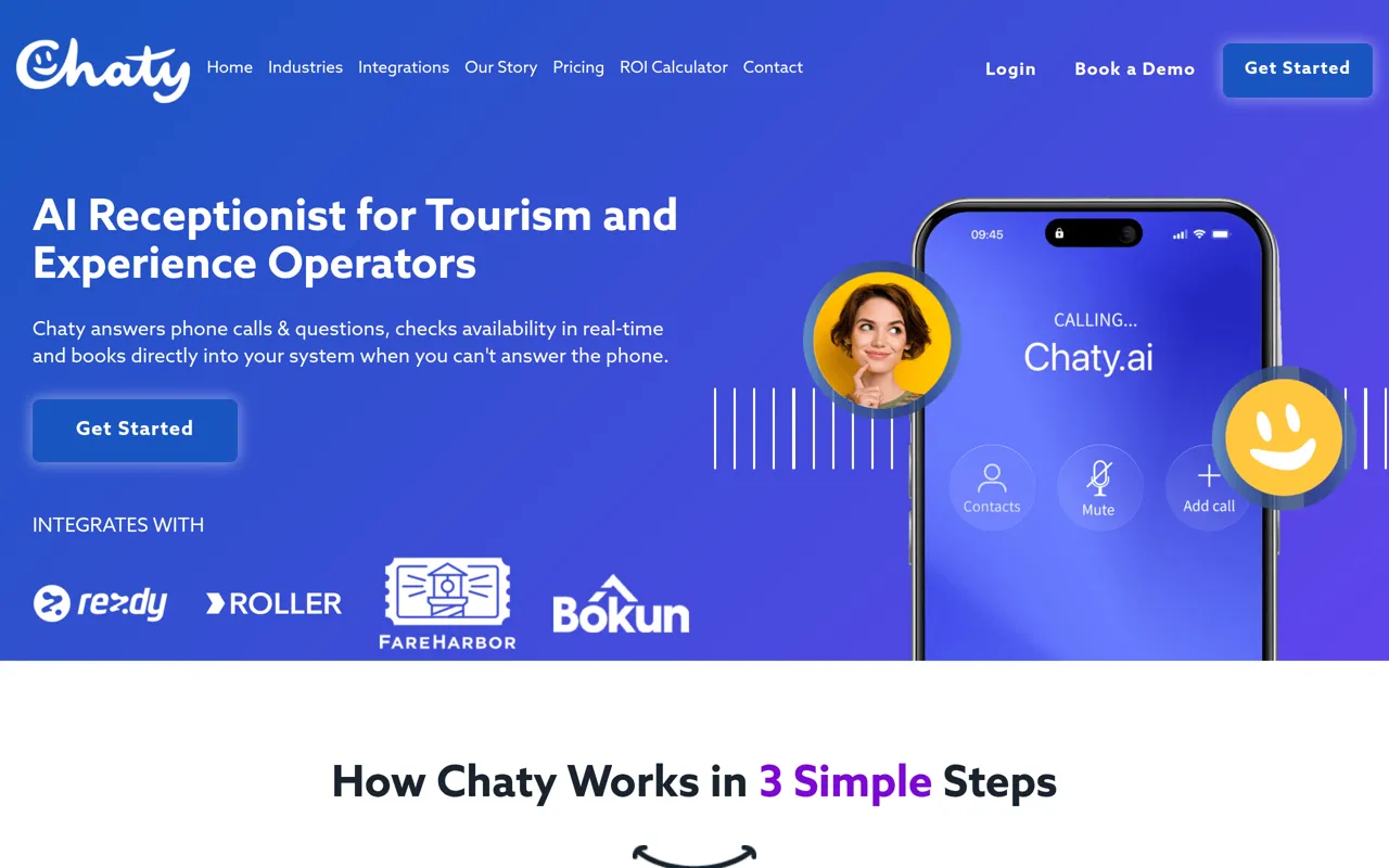 Screenshot of Chaty