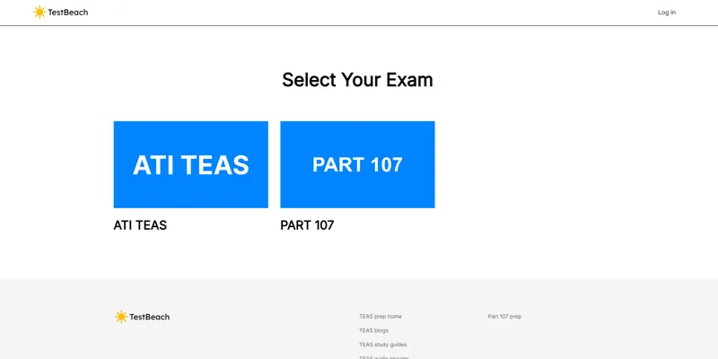 Screenshot of Testbeach