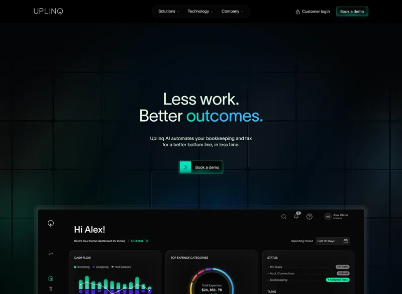 Screenshot of Uplinq