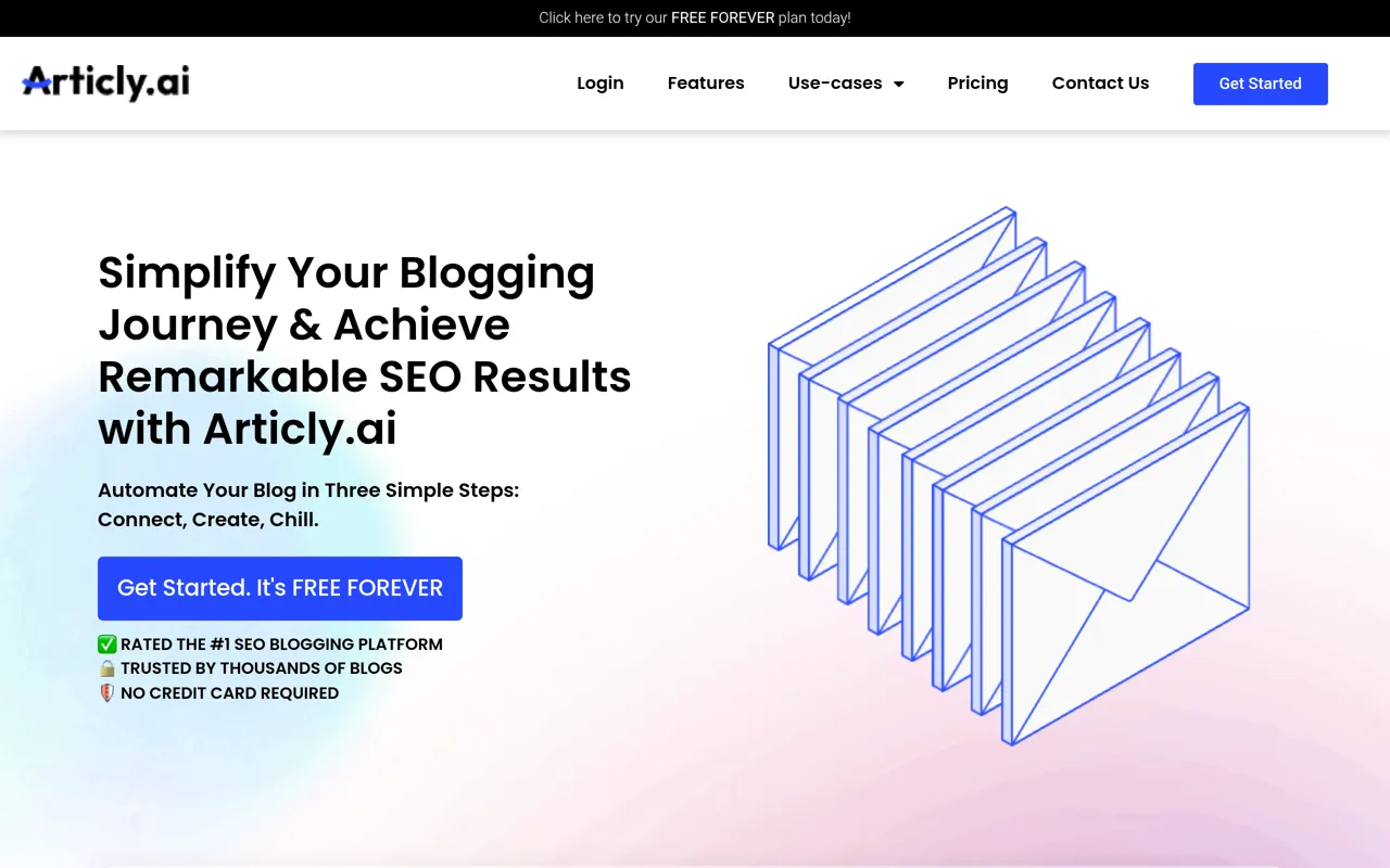 Screenshot of Articly.ai