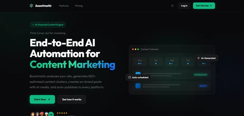 Screenshot of BoostMatic