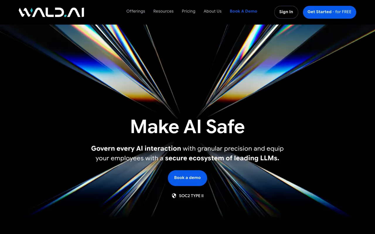 Screenshot of Wald AI