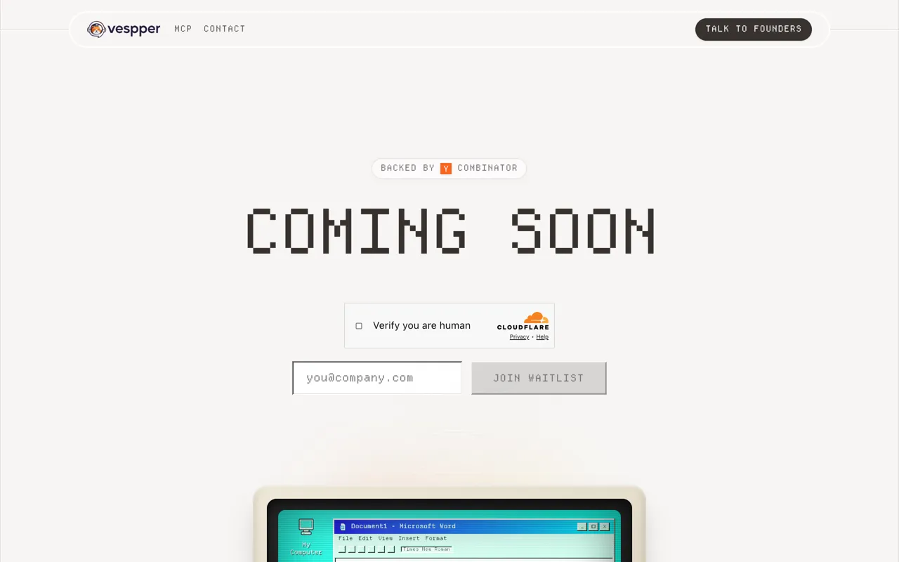Screenshot of Vespper