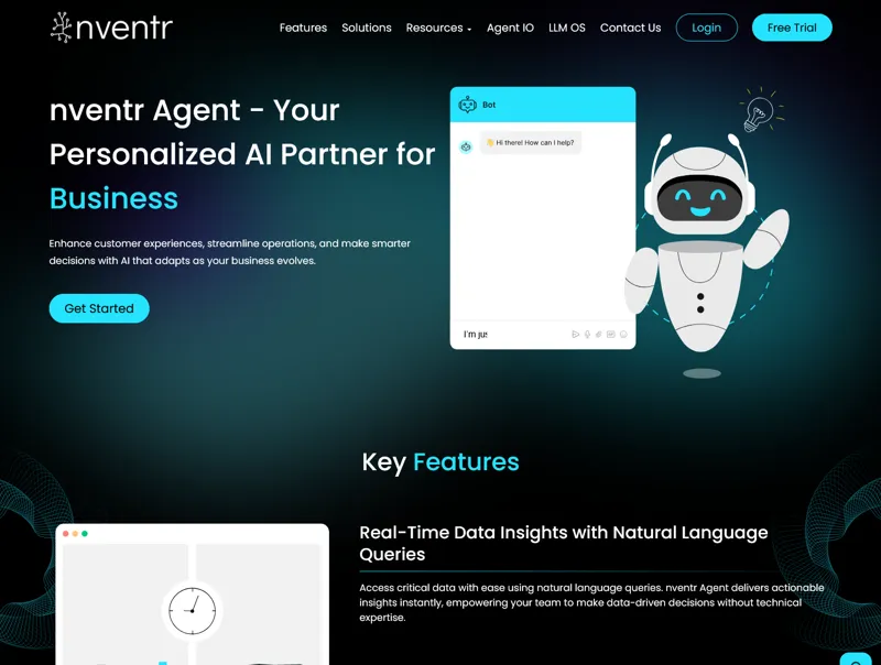 Screenshot of nventr Agent