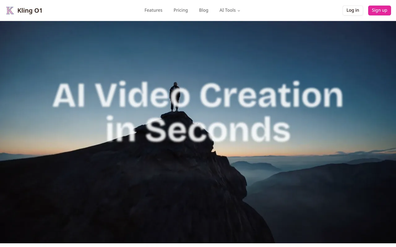 Screenshot of Kling O1 Video Generator