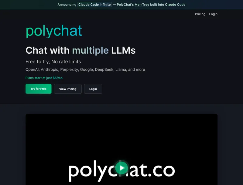Screenshot of PolyChat
