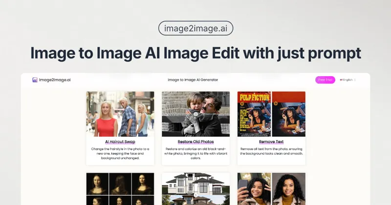 Screenshot of Image to Image AI