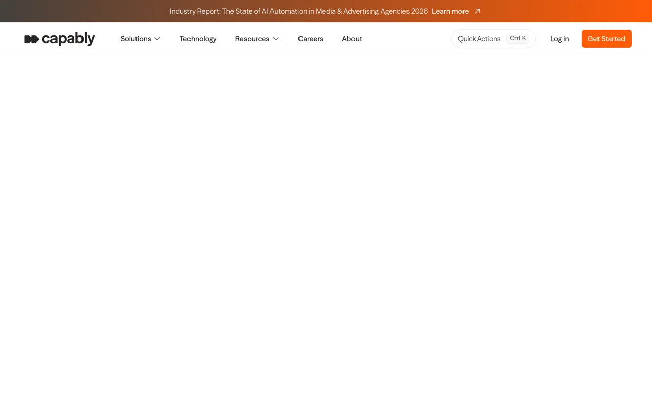 Screenshot of Capably
