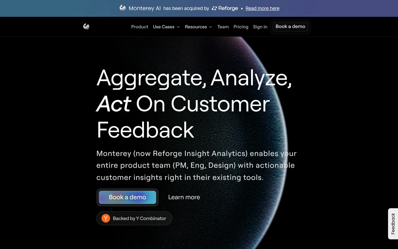 Screenshot of Monterey AI