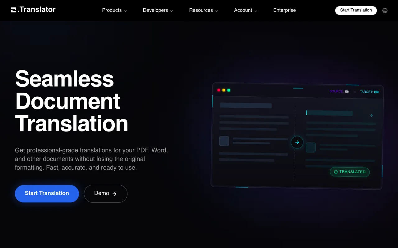 Screenshot of OTranslator