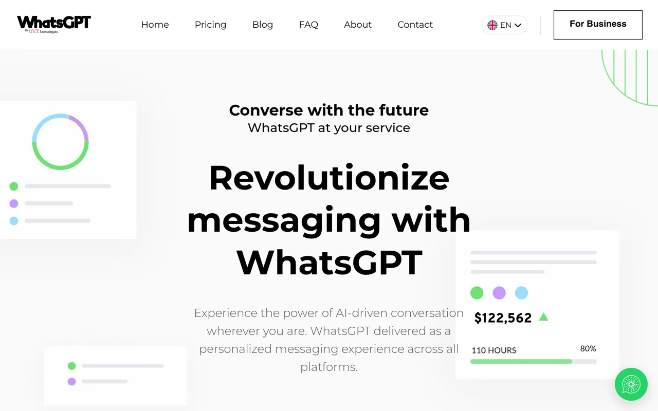 Screenshot of WhatsGPT