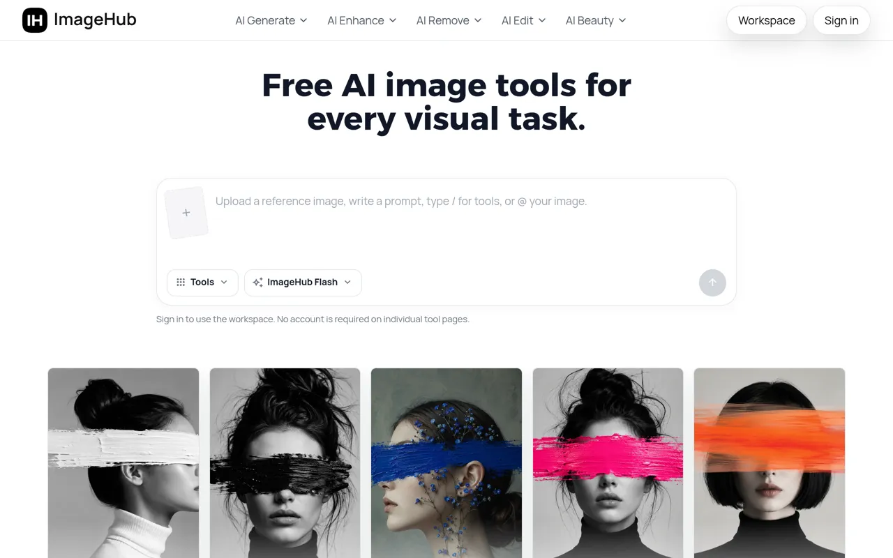 Screenshot of ImageHub