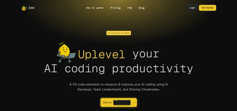Screenshot of Zest