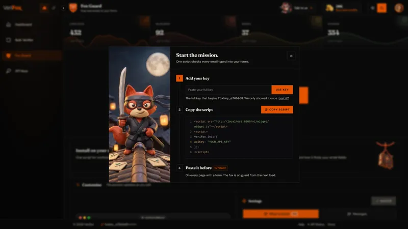 Screenshot of Verifox