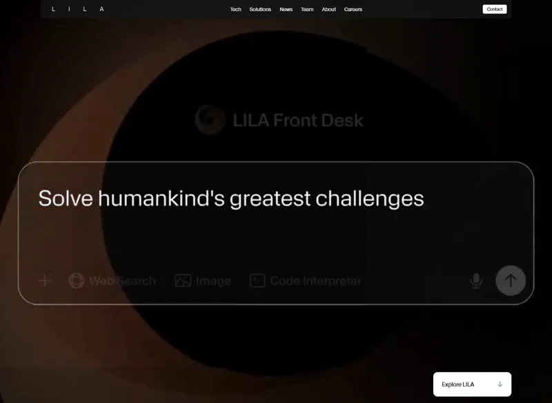 Screenshot of LILA