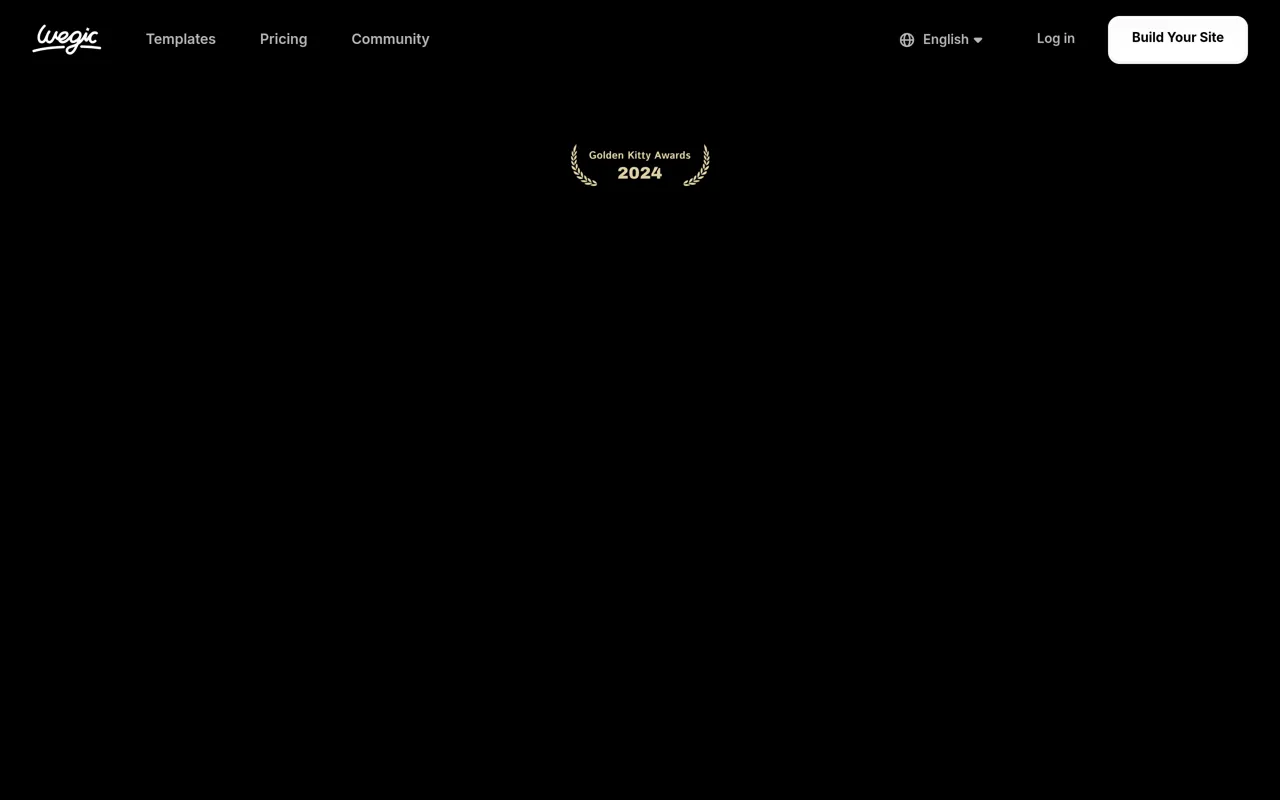 Screenshot of Wegic