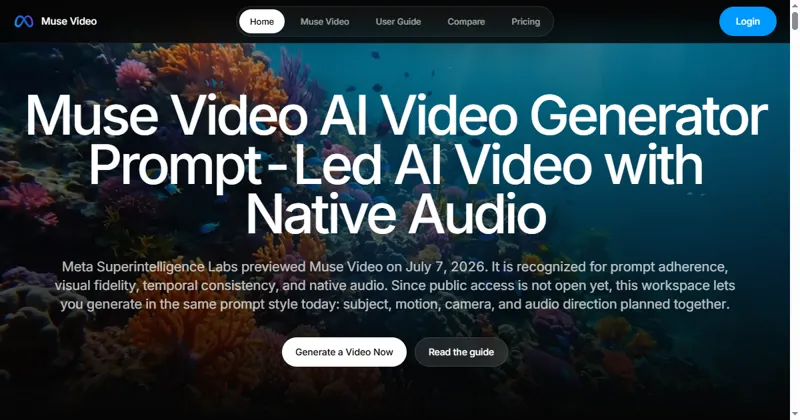 Screenshot of Muse Video