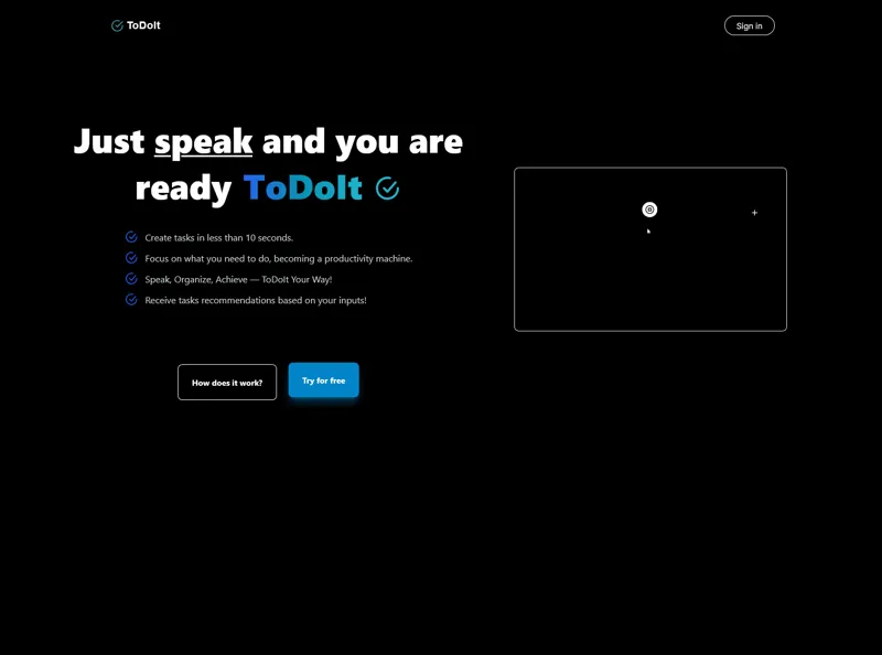 Screenshot of ToDoIt