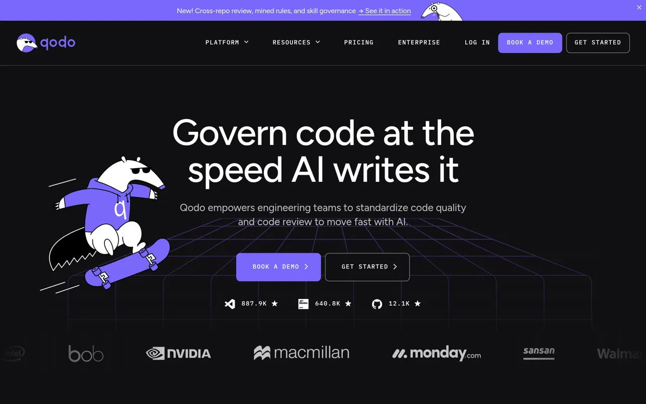 Screenshot of Qodo
