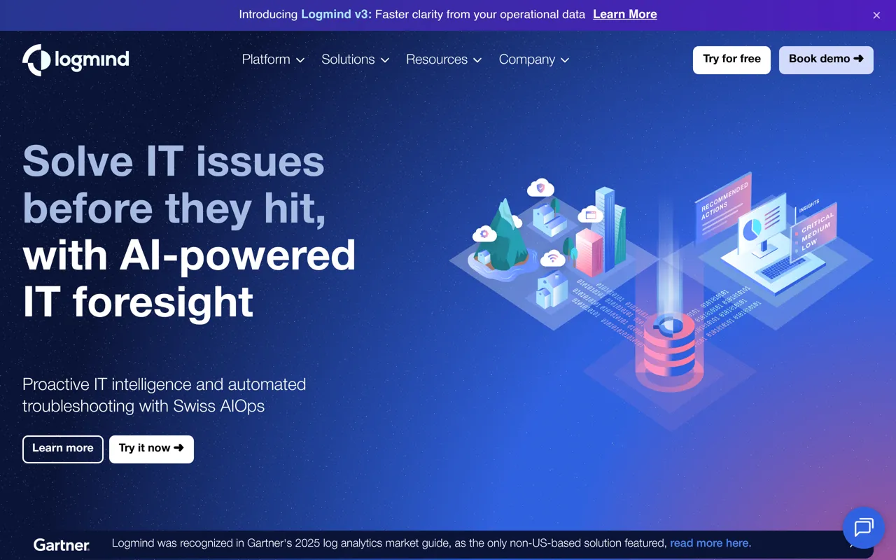 Screenshot of Logmind
