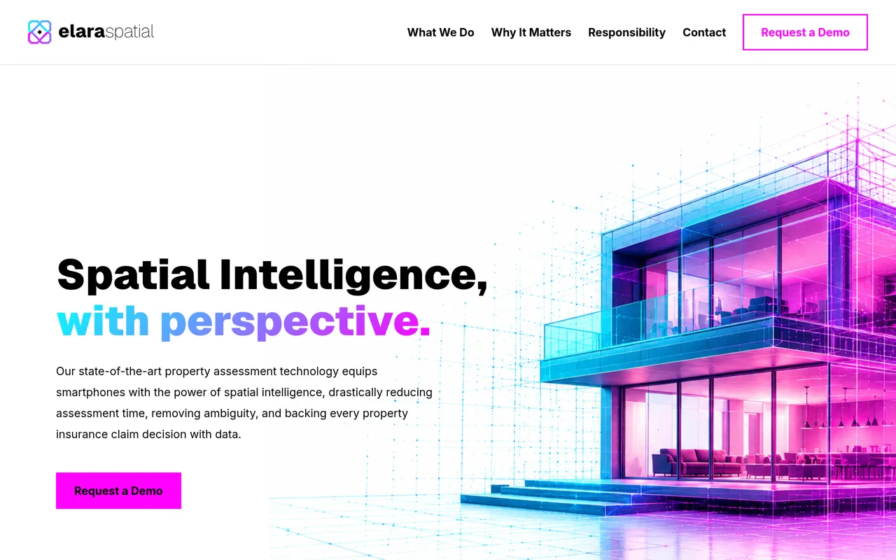 Screenshot of Elara Spatial