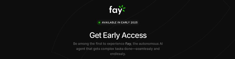 Screenshot of Fay AI