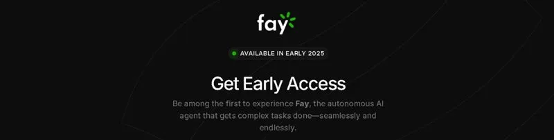 Screenshot of Fay AI
