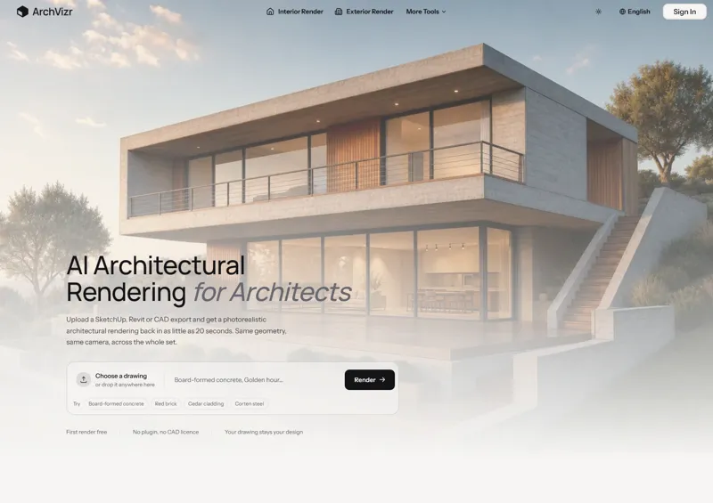 Screenshot of ArchVizr