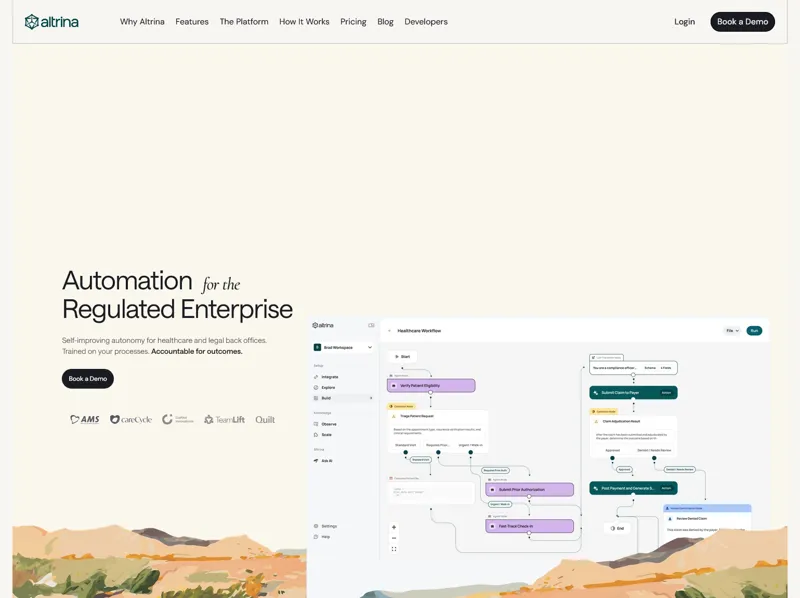 Screenshot of Altrina