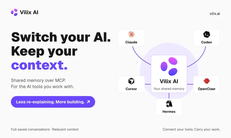 Screenshot of Vilix AI