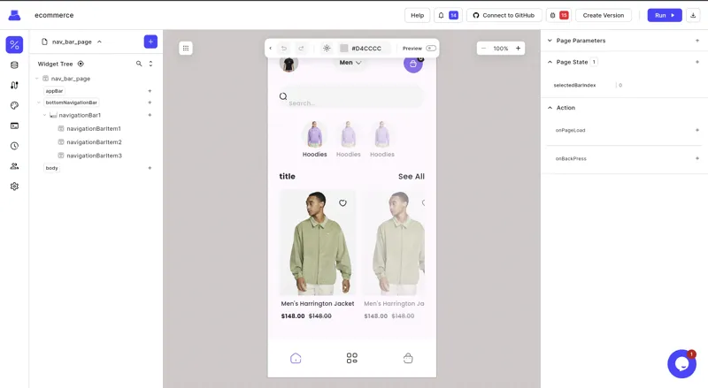 Screenshot of Digia